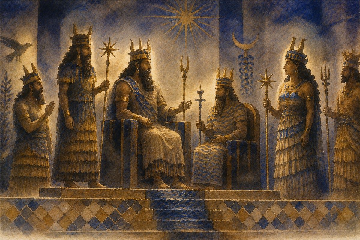 The assembly of the gods