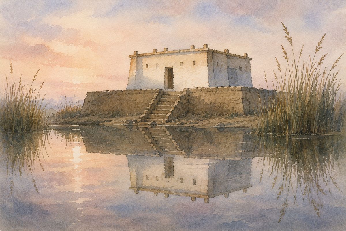 Enki, the Abzu, and the house above it